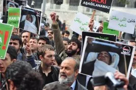 Baas zulmü İstanbul’da protesto edildi