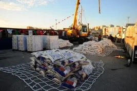 Yardım gemisi Misrata’ya ulaştı