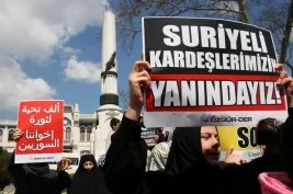 Baas katliamı İstanbul’da da protesto edildi