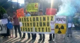 Tokat’ta nükleer protestosu