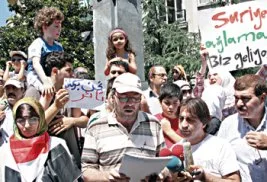 İstanbul’da Suriye direnişine destek eylemi