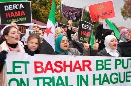 Suriye’deki katliamlar Fatih’te protesto edildi