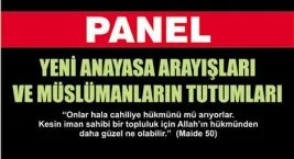 Panel: “Anayasa Arayışları ve Müslümanların Tutumları”