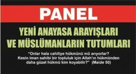 Panel: “Anayasa Arayışları ve Müslümanların Tutumları”