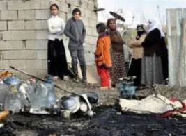 3 aylık bebek çadır yangınında can verdi