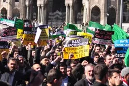 İstanbul’da Suriye halkıyla dayanışma eylemi yapıldı
