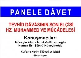 “Hz. Muhammed ve Mücâdelesi” paneli bugün