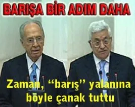 <STRONG>Zaman, Peres-Abbas görüşmesinden çok memnun oldu, “barış” yalanına çanak tuttu&nbsp;</STRONG>