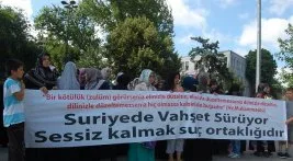 İstanbul’da dayanışma eylemi: Ne Baas diktası, ne demokrasi putu!