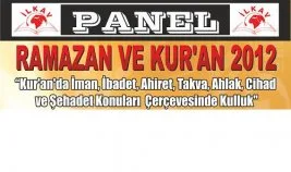 “Ramazan ve Kur’an Paneli”ne davet