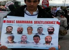Mavi Marmara davası siyonist çeteyi protestoyla başladı