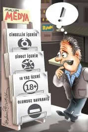 Holding medyasının karikatürü!