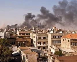 Halep yine varil bombasıyla vuruldu