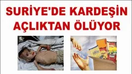 Suriyeli mazlumlar için Gıda Yardımı kampanyası
