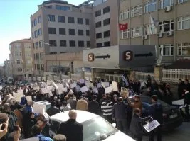 Gazzeli Müslümanlar STV’yi protesto etti