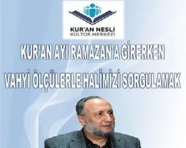 Şirinevler’de “Vahyi Ölçülerle Halimiz” konusu