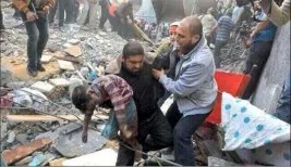 Gazze’ye yönelik bugünkü saldırılarda 11 şehid