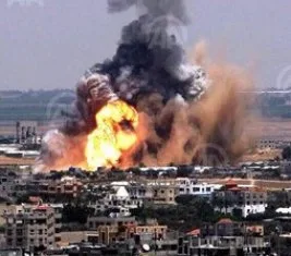 Gazze Şeridi’ne bomba ve füze yağıyor