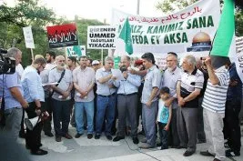 Ankara’da Gazze’yle dayanışma eylemi gerçekleştirildi
