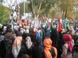 Gazze ve Suriye'de yaananlar stanbul'da protesto edildi