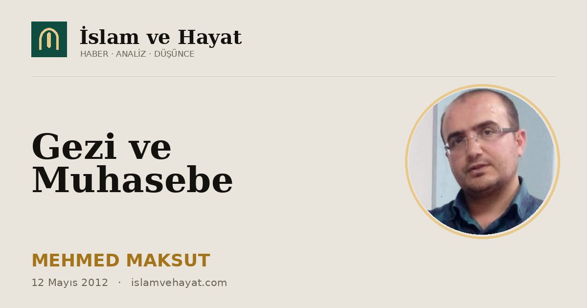 Gezi ve Muhasebe