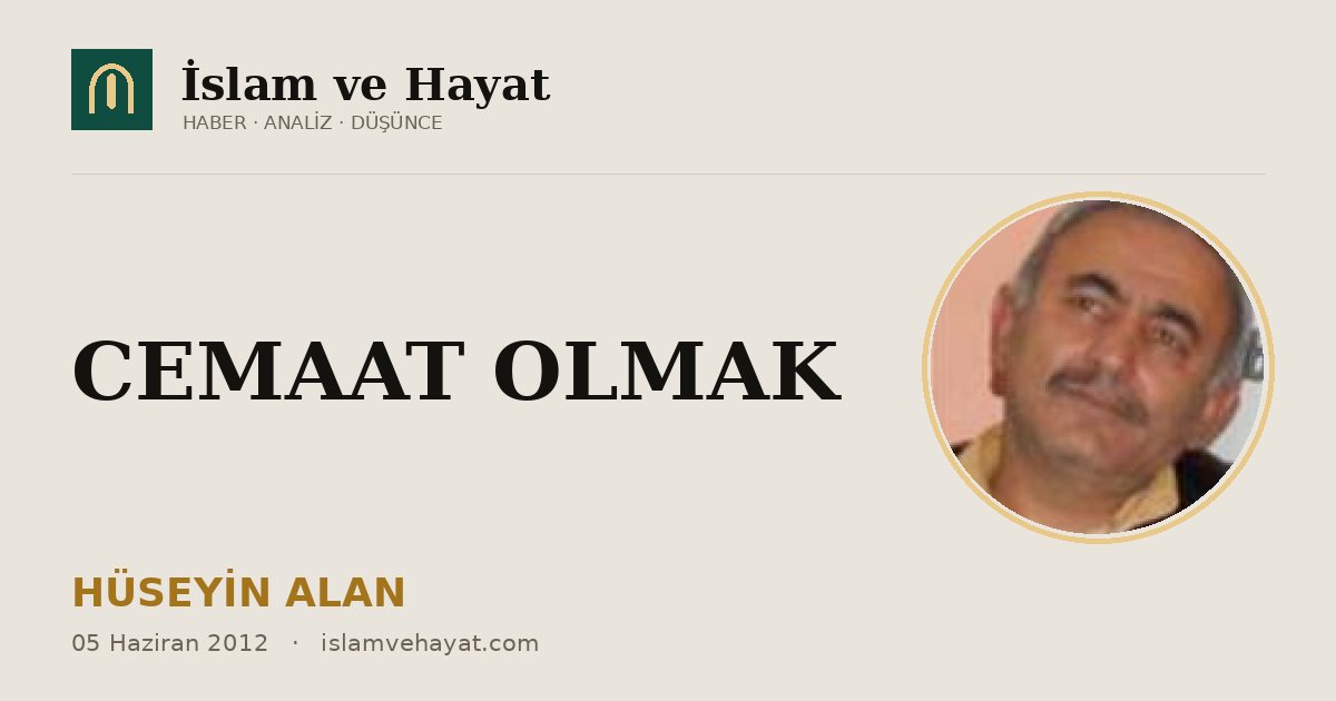 CEMAAT OLMAK