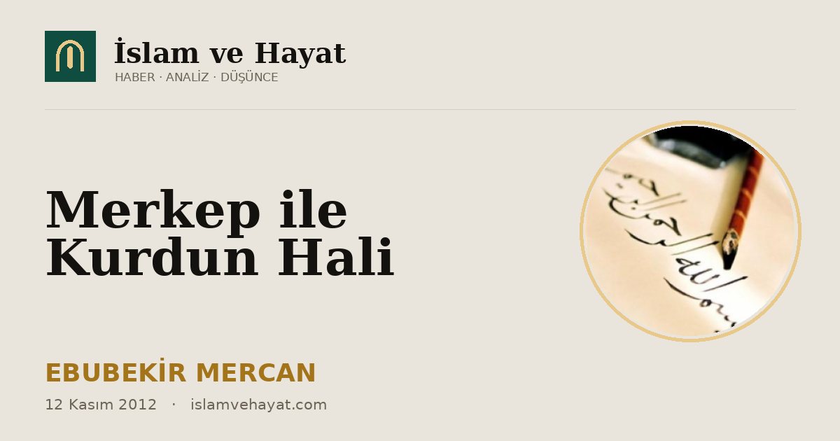 Merkep ile Kurdun Hali