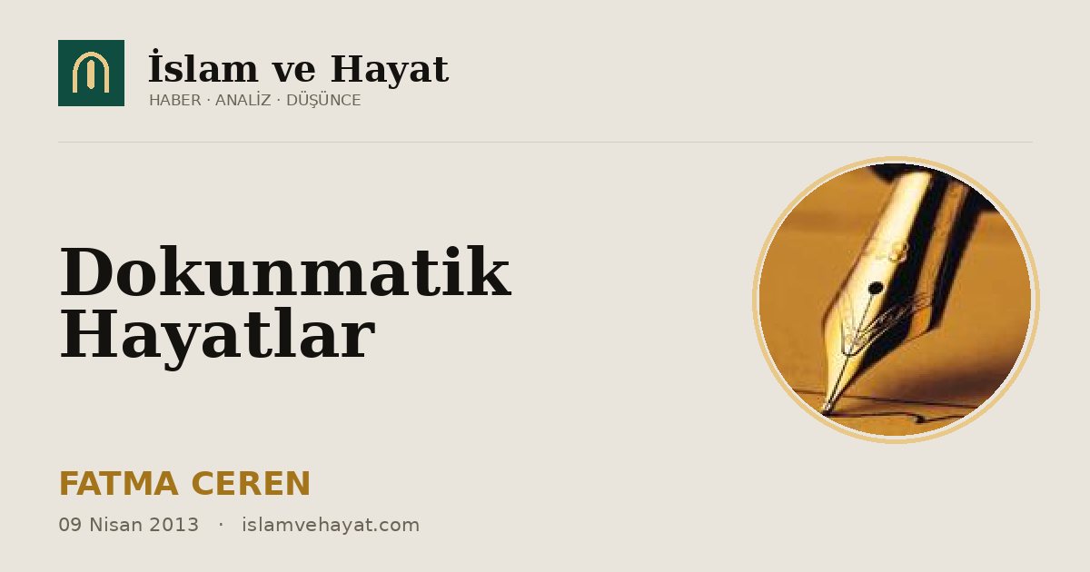 Dokunmatik Hayatlar
