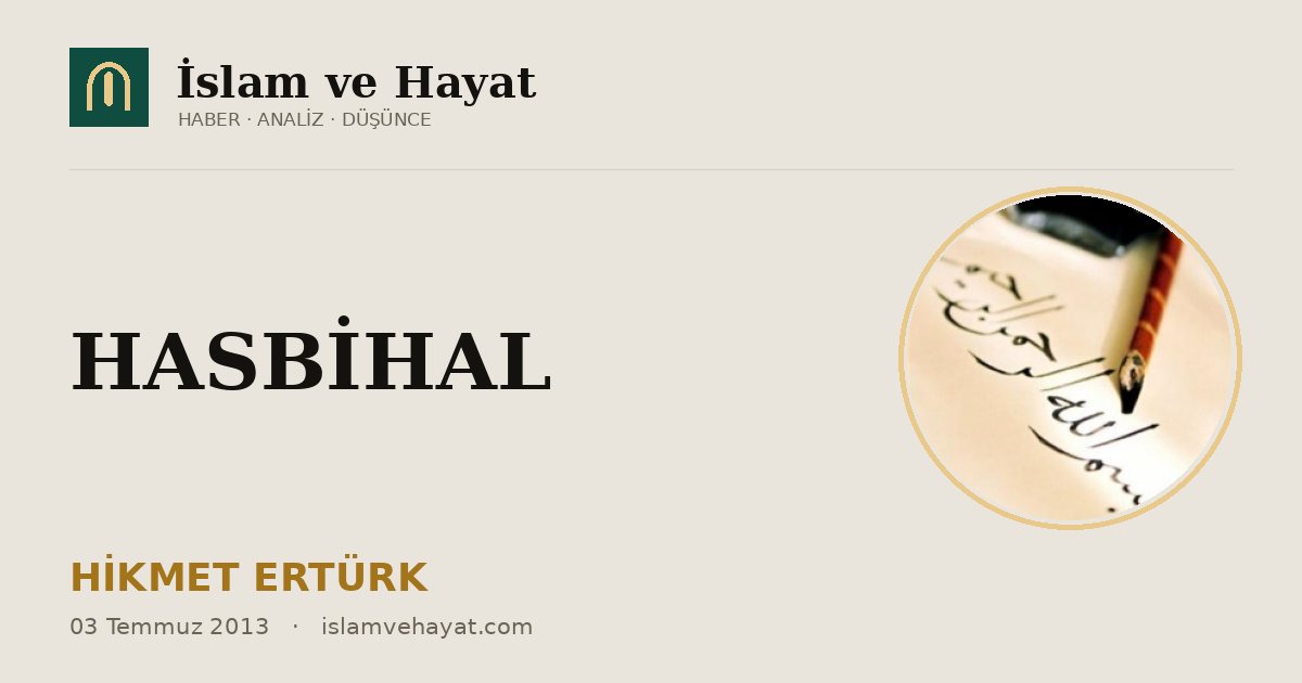 HASBİHAL