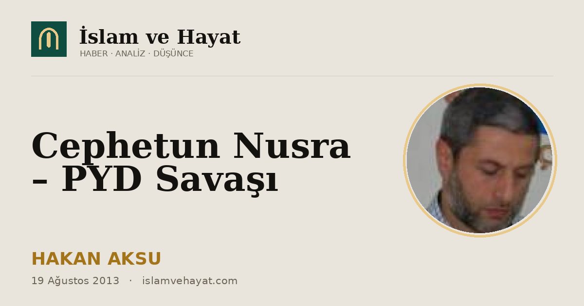 Cephetun Nusra – PYD Savaşı