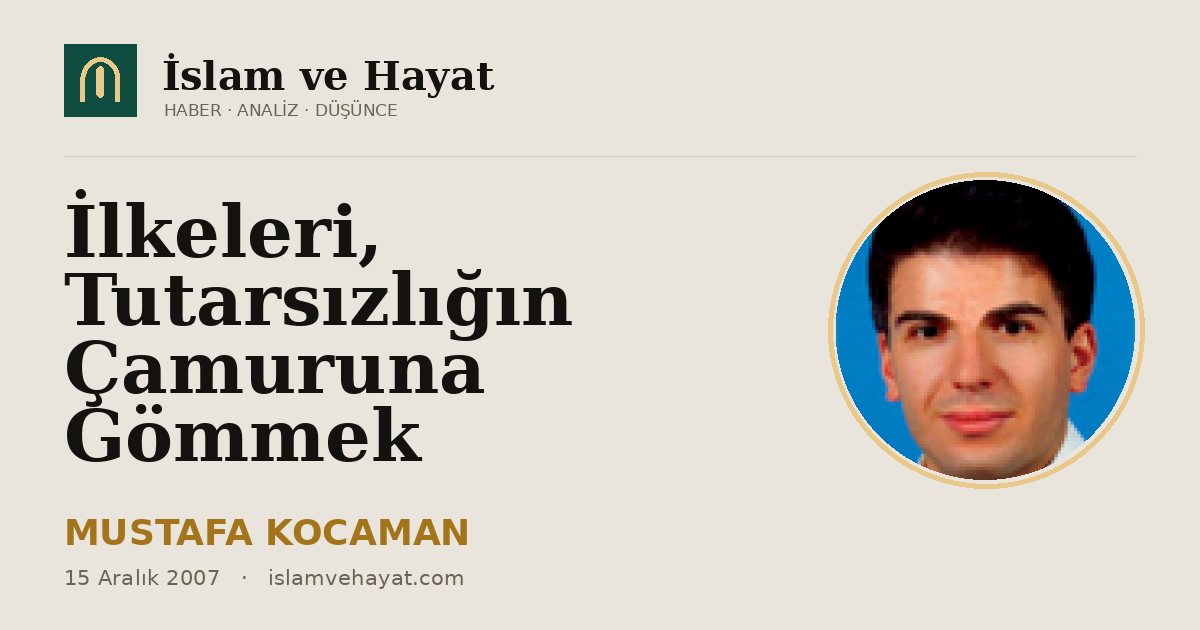 İlkeleri, Tutarsızlığın Çamuruna Gömmek