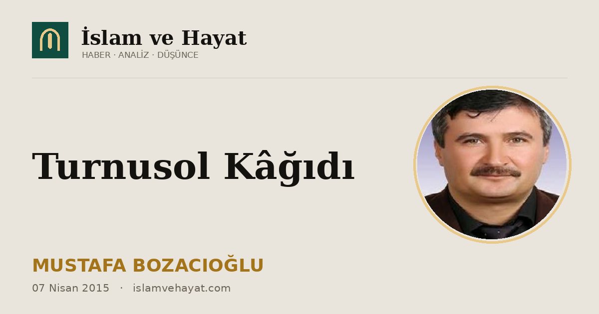 Turnusol Kâğıdı