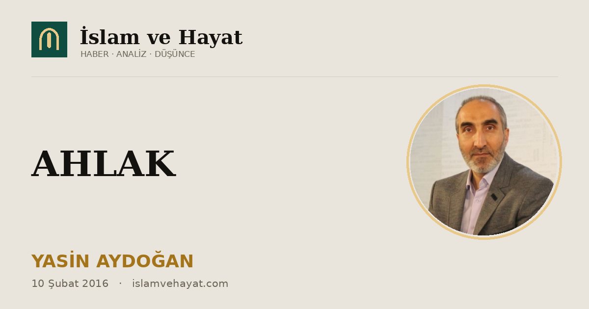 AHLAK
