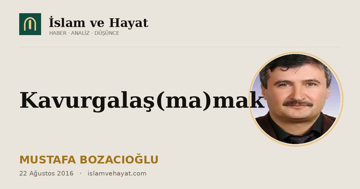 Kavurgalaş(ma)mak