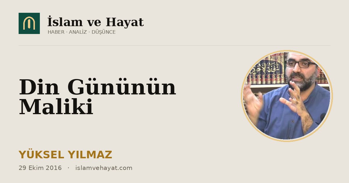 Din Gününün Maliki