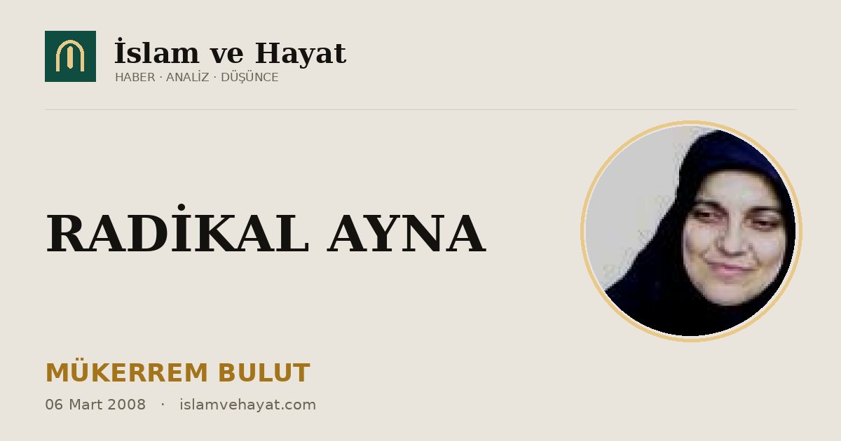 RADİKAL AYNA