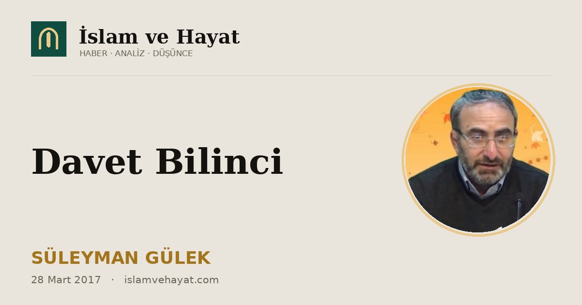 Davet Bilinci