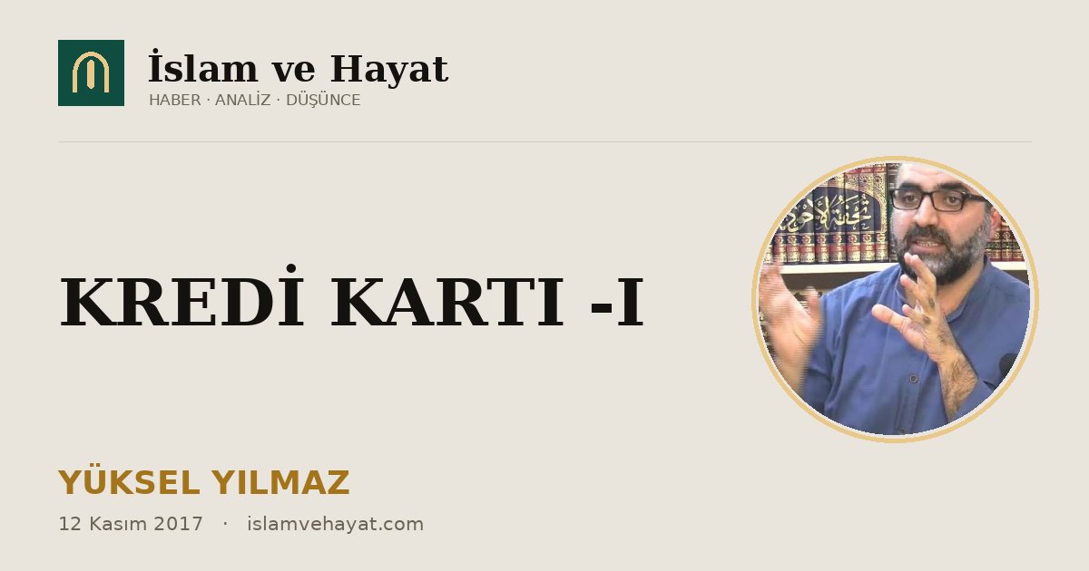 KREDİ KARTI -I
