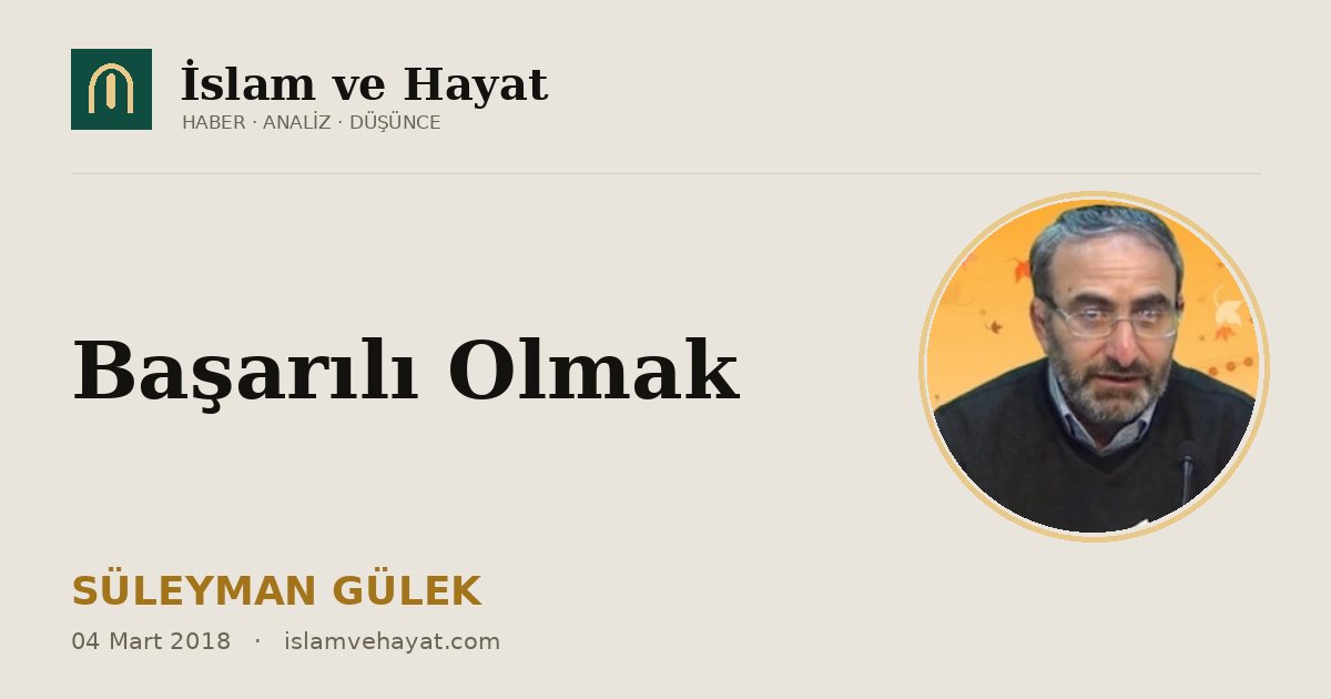 Başarılı Olmak