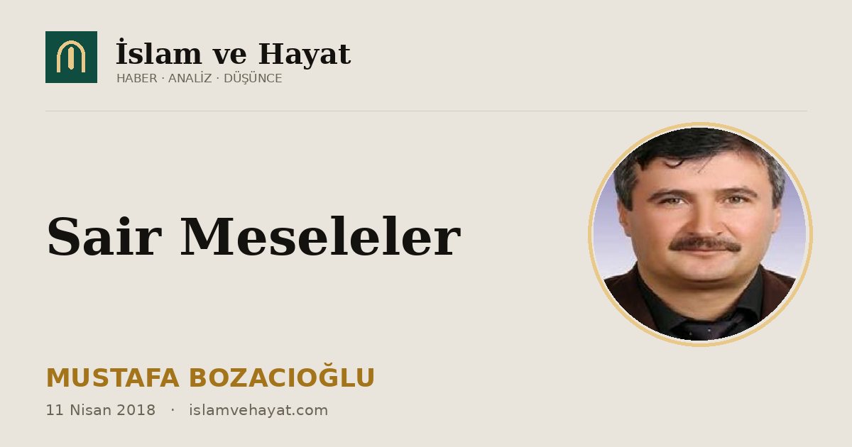 Sair Meseleler