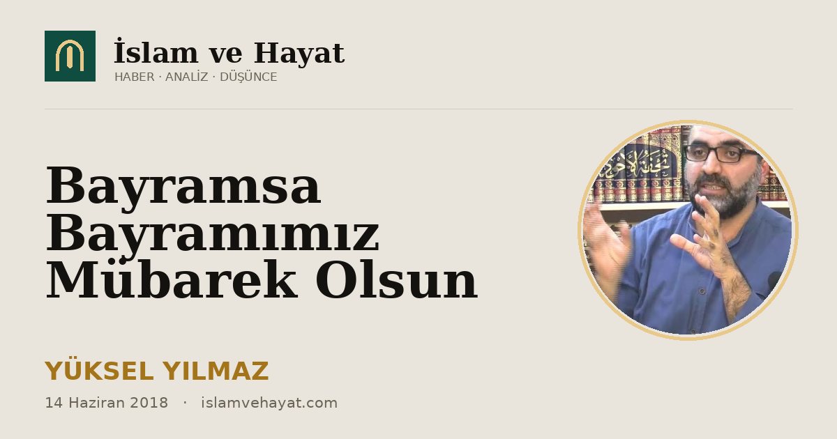 Bayramsa Bayramımız Mübarek Olsun