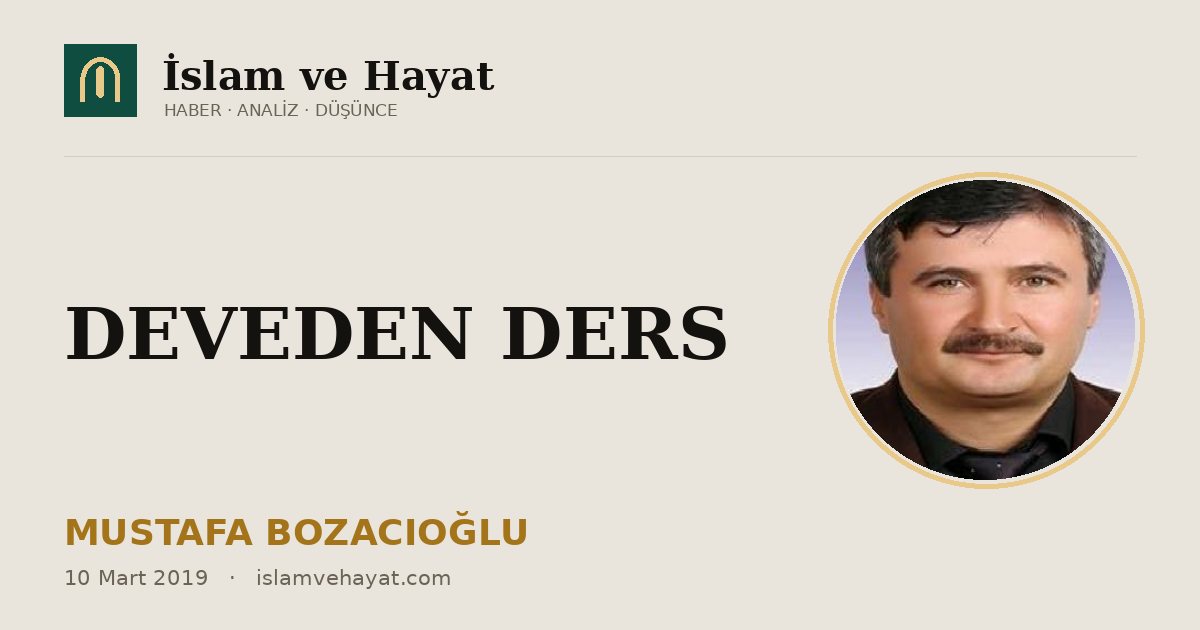DEVEDEN DERS