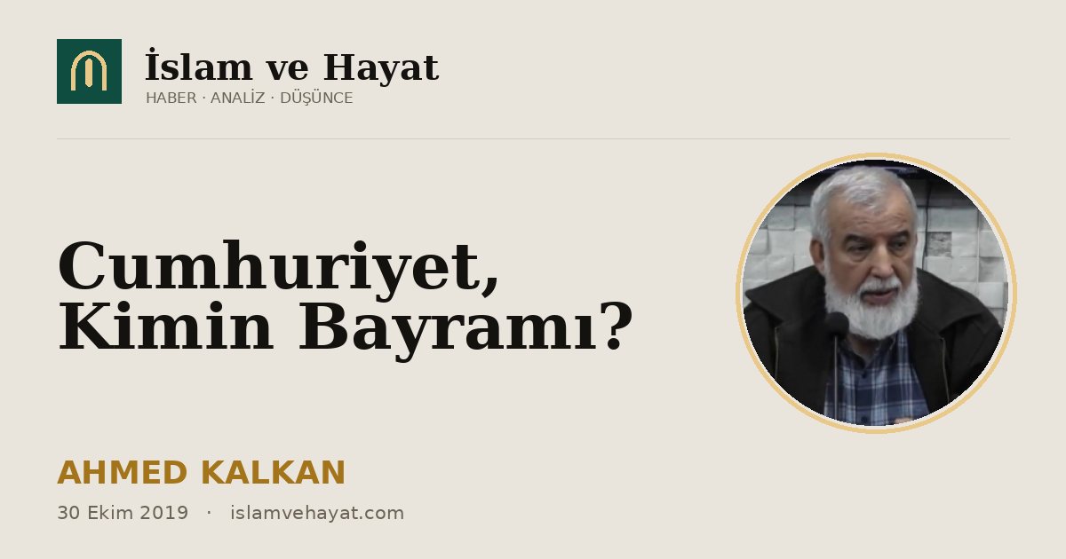 Cumhuriyet, Kimin Bayramı?