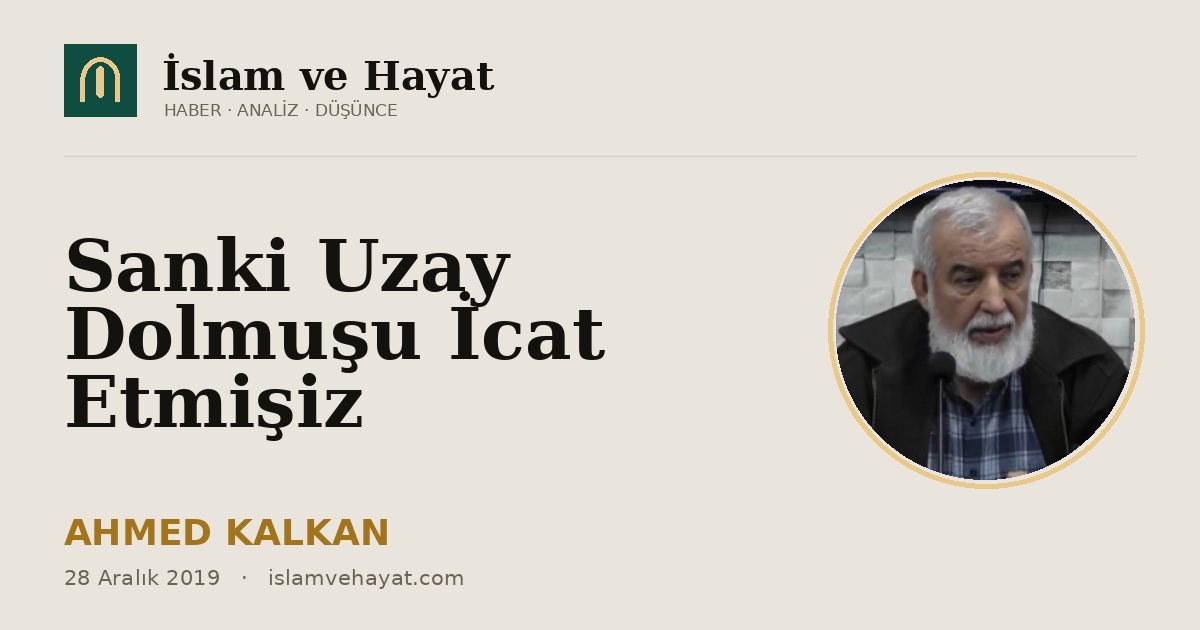 Sanki Uzay Dolmuşu İcat Etmişiz