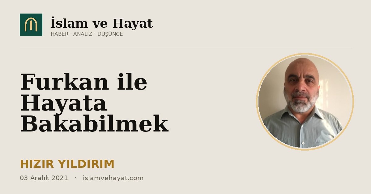 Furkan ile Hayata Bakabilmek