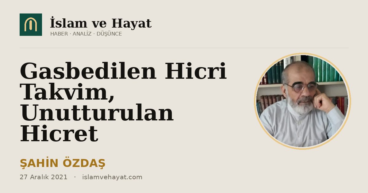 Gasbedilen Hicri Takvim, Unutturulan Hicret