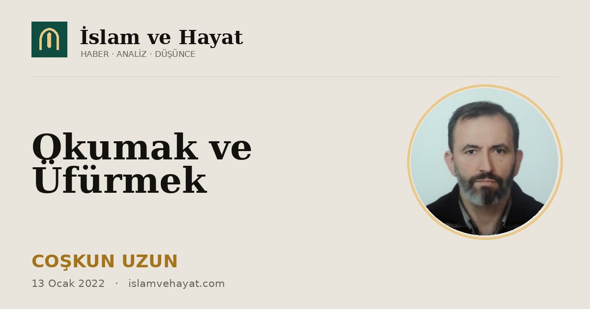 Okumak ve Üfürmek