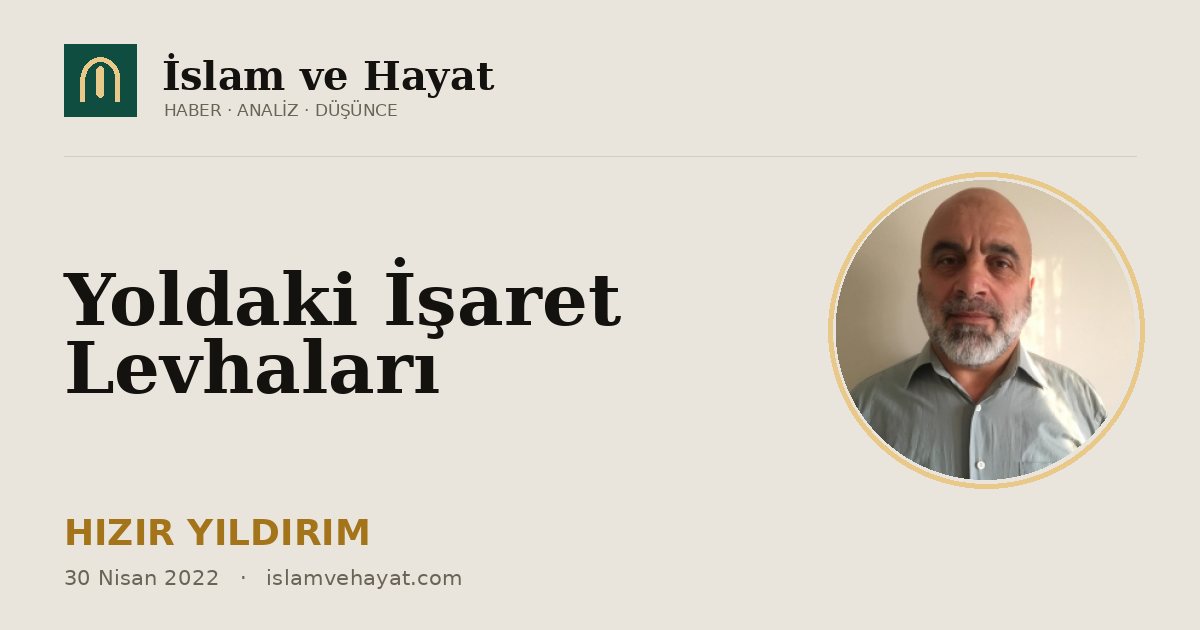 Yoldaki İşaret Levhaları