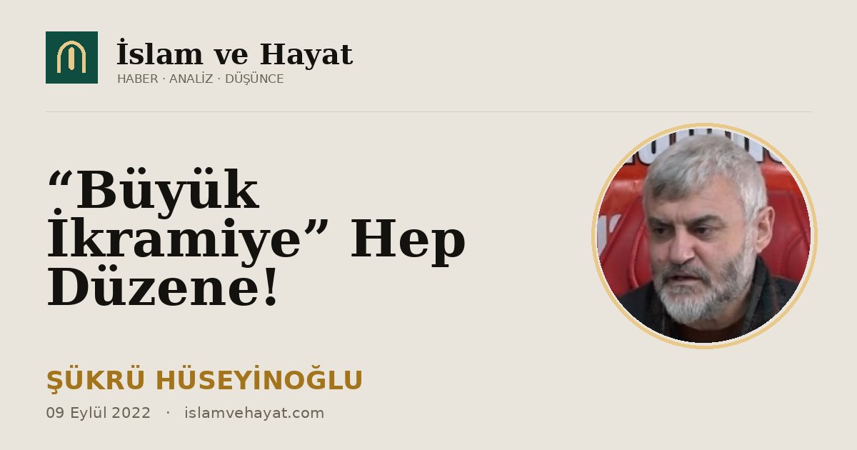 “Büyük İkramiye” Hep Düzene!