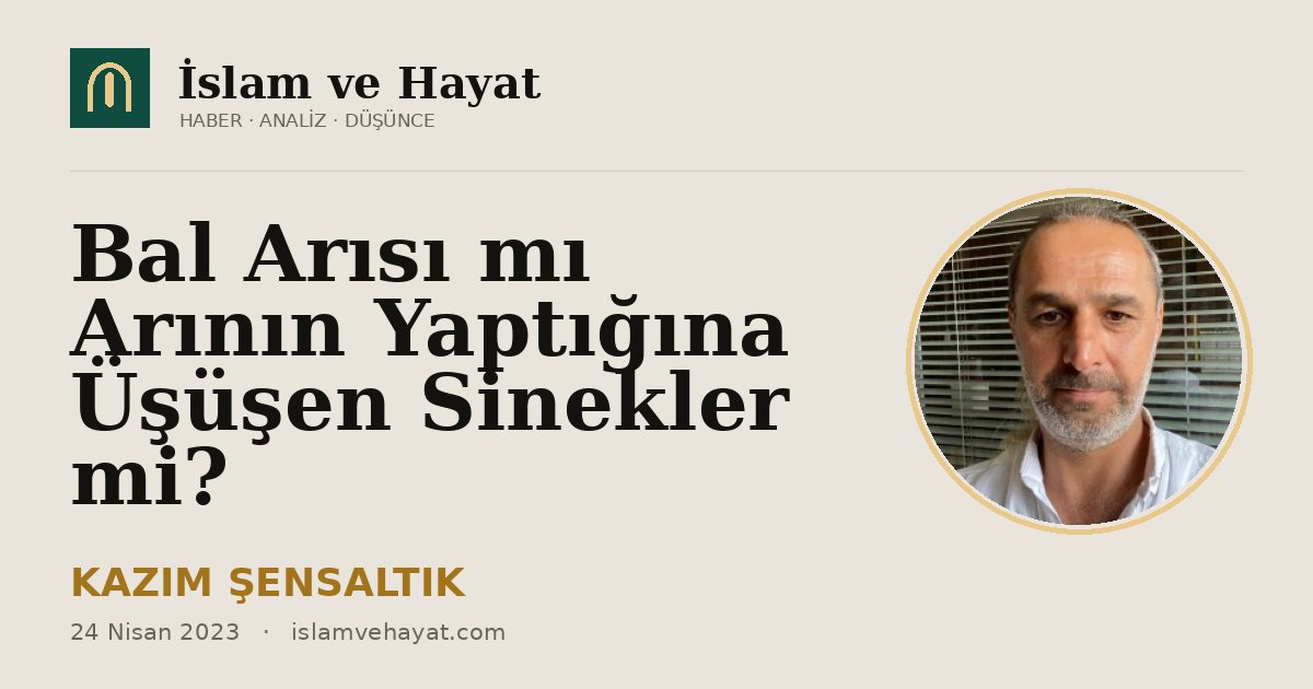 Bal Arısı mı Arının Yaptığına Üşüşen Sinekler mi?